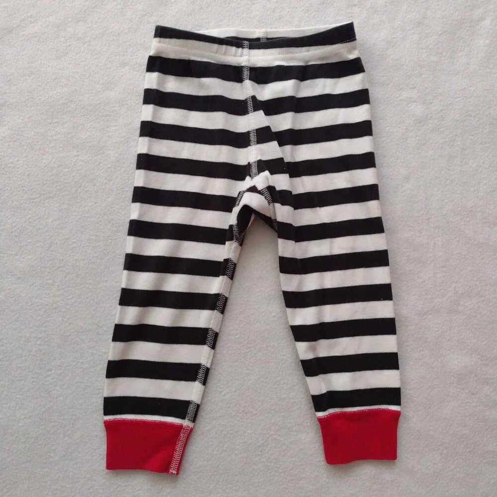 Hanna Andersson Disney Pajama Set 2T Mickey Mouse Organic Cotton Long Johns - Picture 7 of 9